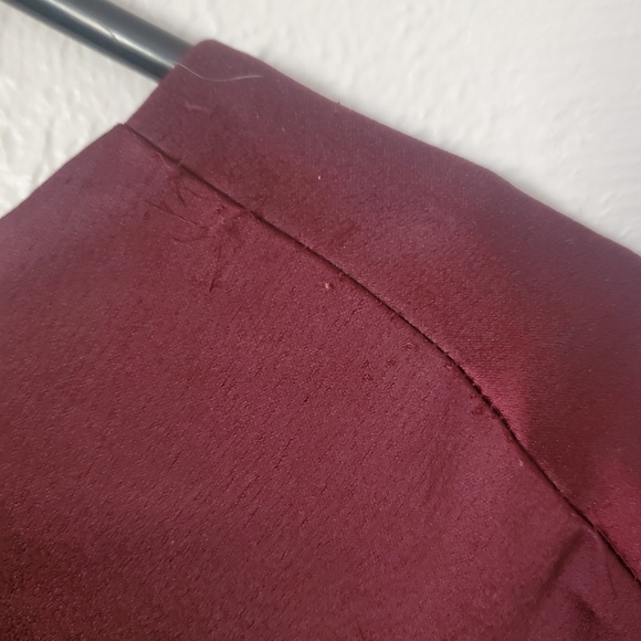 Burgundy floor length formal gown - Picture 7 of 7